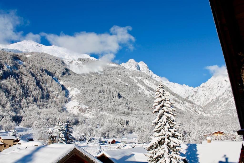 Bel Appartement - Parc National Des Ecrins Pelvoux Luaran gambar