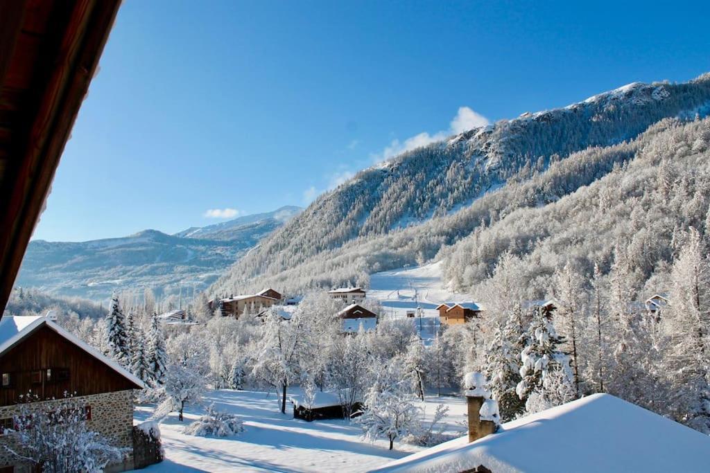Bel Appartement - Parc National Des Ecrins Pelvoux Luaran gambar