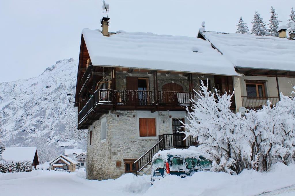 Bel Appartement - Parc National Des Ecrins Pelvoux Luaran gambar