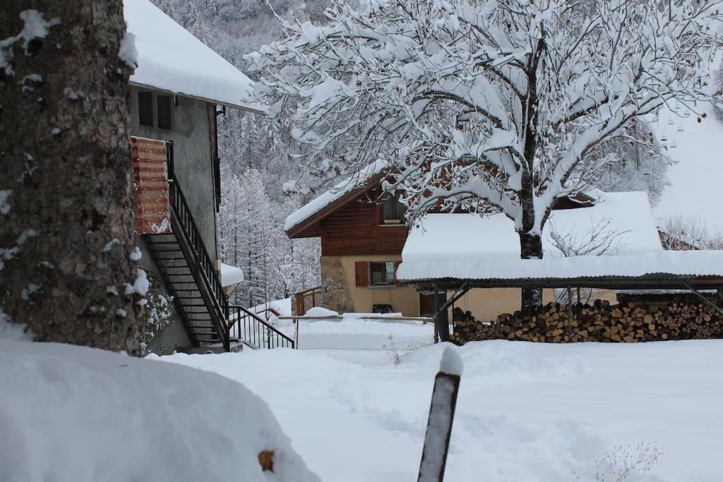 Bel Appartement - Parc National Des Ecrins Pelvoux Luaran gambar