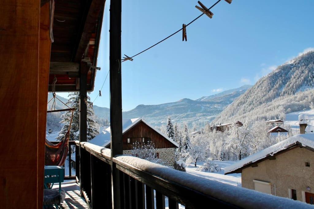Bel Appartement - Parc National Des Ecrins Pelvoux Luaran gambar