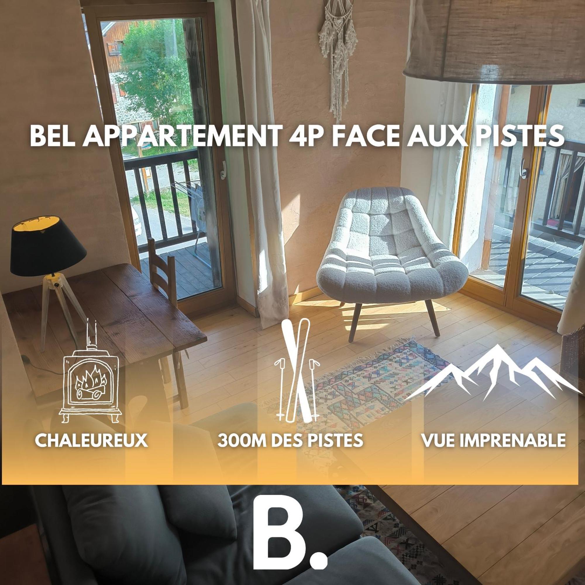 Bel Appartement - Parc National Des Ecrins Pelvoux Luaran gambar